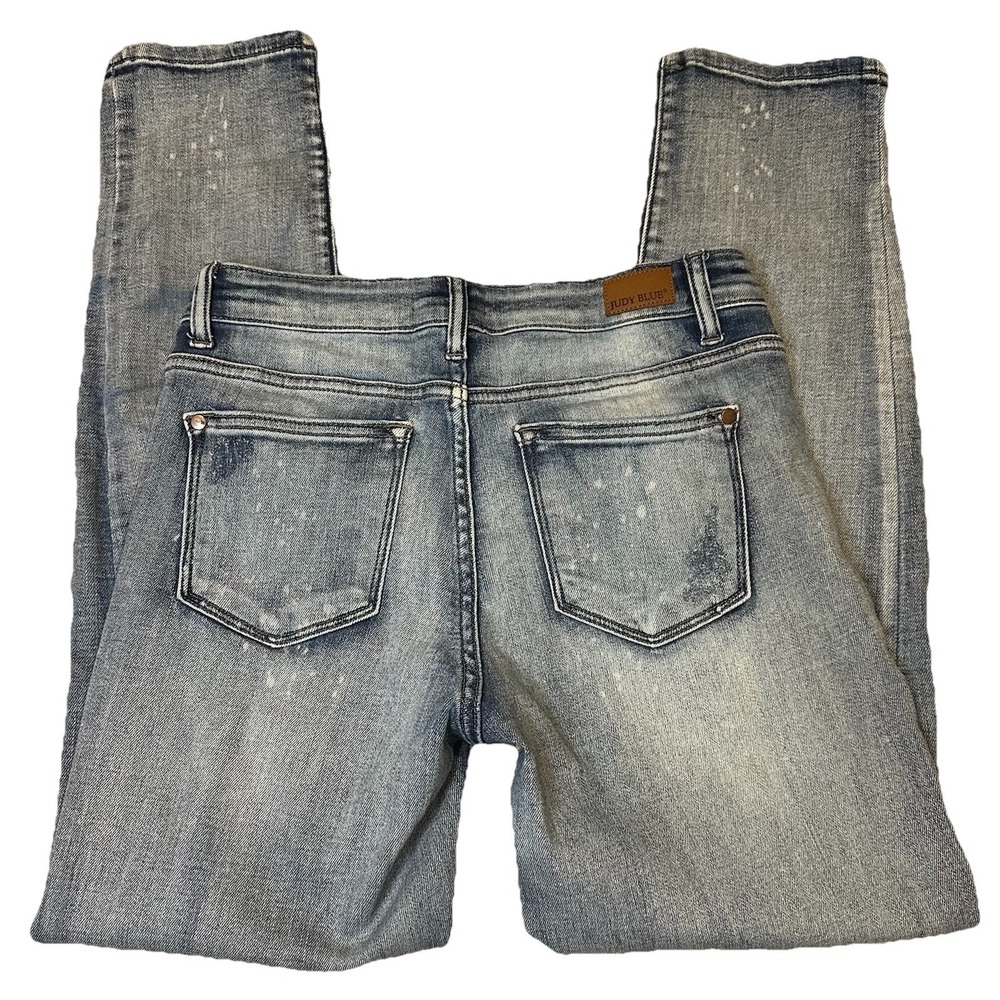 Judy Blue Women's Bleach Distressed Boyfriend Jeans Size 7/28 - Picture 5 of 8